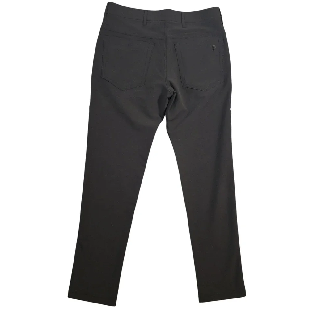 Public Rec Pants Men 28/30 Black 5 Pocket‎ Straight Performance Athleisure Golf